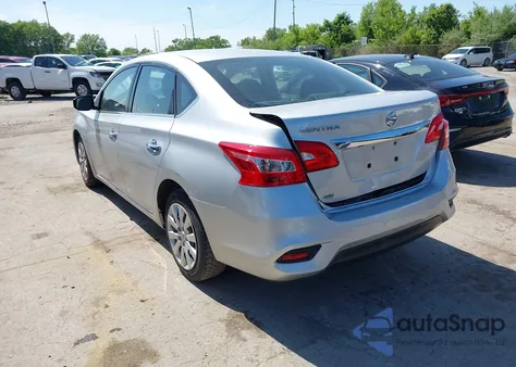2018 Nissan Sentra S z USA, uszkodzony, nr VIN 3N1AB7AP6JY296395